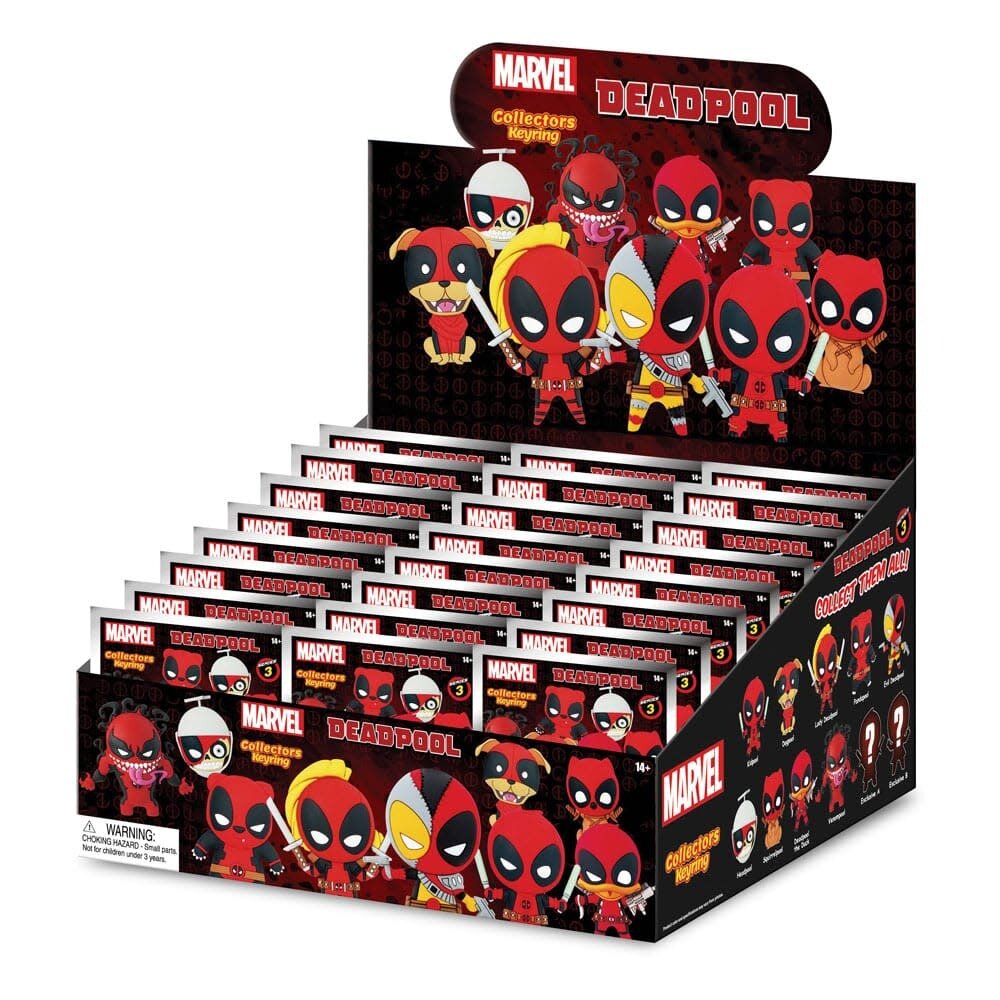Monogram Marvel PVC Bag Clips Deadpool Serie 3 Monogram Marvel PVC Bag Clips Deadpool Serie 3