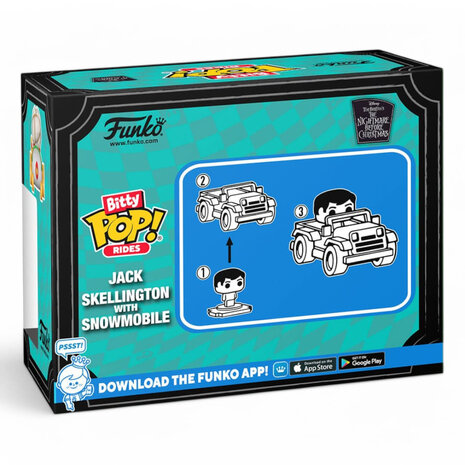 Funko Nightmare before Christmas POP! Rides Vinyl Figure Jack Skellington w/Snowmobile Funko Nightmare before Christmas POP! Rides Vinyl Figure Jack Skellington w/Snowmobile