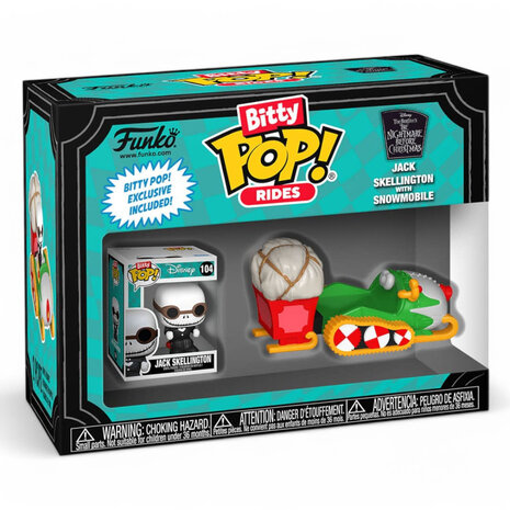 Funko Nightmare before Christmas POP! Rides Vinyl Figure Jack Skellington w/Snowmobile Funko Nightmare before Christmas POP! Rides Vinyl Figure Jack Skellington w/Snowmobile