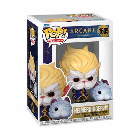 Funko Arcane League of Legends POP! Vinyl Figure Heimerdinger w/Poro Funko Arcane League of Legends POP! Vinyl Figure Heimerdinger w/Poro