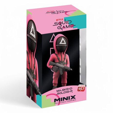 Minix Squid Game Minix Figure Masked Triangle Guard Minix Squid Game Minix Figure Masked Triangle Guard