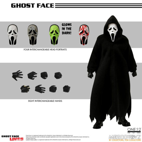 Mezcotoys The One:12 Collective: Scream - Ghost Face Mezcotoys The One:12 Collective: Scream - Ghost Face