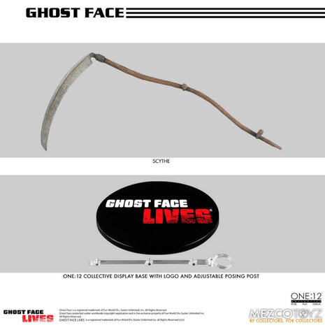 Mezcotoys The One:12 Collective: Scream - Ghost Face Mezcotoys The One:12 Collective: Scream - Ghost Face