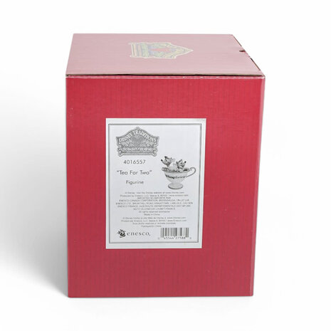 Disney Traditions Tea For Two - Jaq & Gus Figurine Disney Traditions Tea For Two - Jaq & Gus Figurine