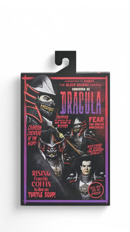 NECA Teenage Mutant Ninja Turtles x Universal Monsters Action Figure Shredder as Dracula Classic Colors NECA Teenage Mutant Ninja Turtles x Universal Monsters Action Figure Shredder as Dracula Classic Colors