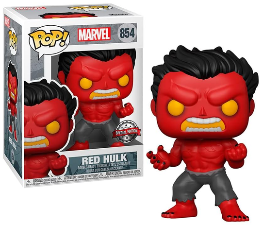 Funko Funko POP! Marvel: Red Hulk Vinyl Figure – Special Edition Exclusive Funko Funko POP! Marvel: Red Hulk Vinyl Figure – Special Edition Exclusive