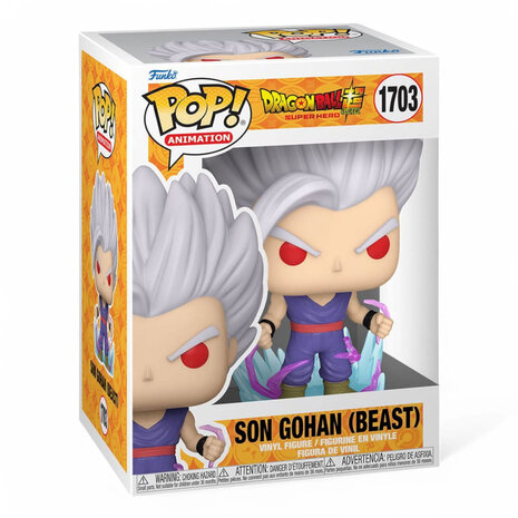 Funko Dragon Ball Super: Super Hero POP! Animation Vinyl Figures Gohan UI Funko Dragon Ball Super: Super Hero POP! Animation Vinyl Figures Gohan UI