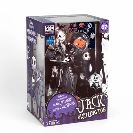 Abysse Corp NIGHTMARE BEFORE XMAS Figurine Jack scary smiling face Abysse Corp NIGHTMARE BEFORE XMAS Figurine Jack scary smiling face
