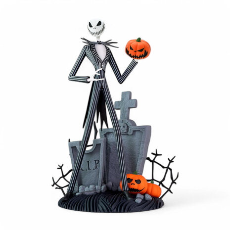 Abysse Corp NIGHTMARE BEFORE XMAS Figurine Jack scary smiling face Abysse Corp NIGHTMARE BEFORE XMAS Figurine Jack scary smiling face