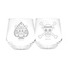 Abysse Corp ONE PIECE - 2 Glass Set - Luffy & Ace Abysse Corp ONE PIECE - 2 Glass Set - Luffy & Ace