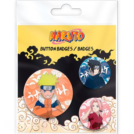 AbyStyle NARUTO - Badge Pack - Naruto, Sasuke, Sakura AbyStyle NARUTO - Badge Pack - Naruto, Sasuke, Sakura