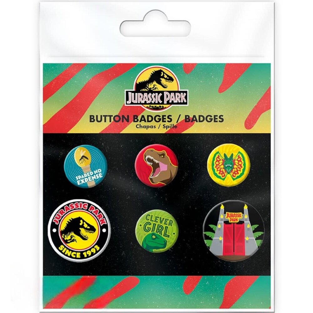 AbyStyle JURASSIC PARK - Badge Pack - Icons