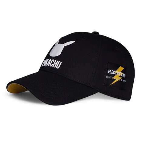 Difuzed Pokemon Curved Bill Cap Pikachu Black Difuzed Pokemon Curved Bill Cap Pikachu Black