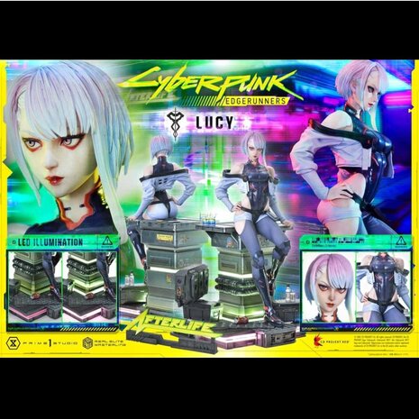 Prime 1 Studio Cyberpunk: Edgerunners Real Elite Masterline Series Statue 1/4 Lucy 50 cm Prime 1 Studio Cyberpunk: Edgerunners Real Elite Masterline Series Statue 1/4 Lucy 50 cm