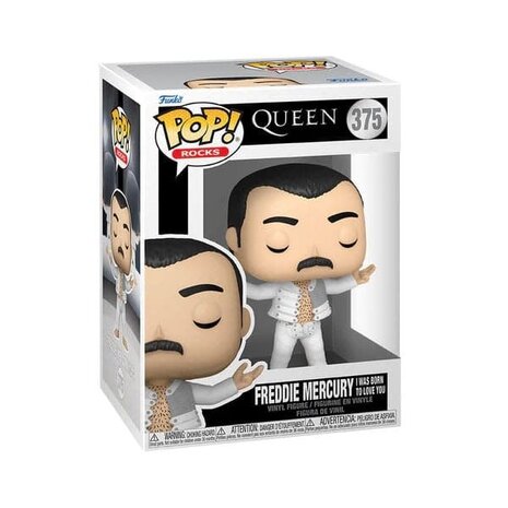 Funko Queen POP! Rocks Vinyl Figure Freddie Mercury (I was born to love you) Funko Queen POP! Rocks Vinyl Figure Freddie Mercury (I was born to love you)