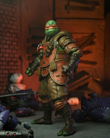NECA Teenage Mutant Ninja Turtles (The Last Ronin) Action Figure Ultimate Flashback Michelangelo NECA Teenage Mutant Ninja Turtles (The Last Ronin) Action Figure Ultimate Flashback Michelangelo
