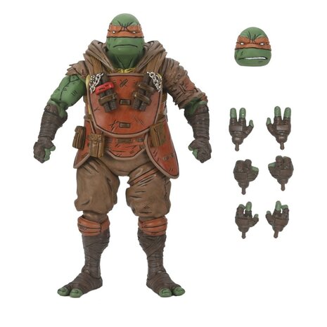 NECA Teenage Mutant Ninja Turtles (The Last Ronin) Action Figure Ultimate Flashback Michelangelo NECA Teenage Mutant Ninja Turtles (The Last Ronin) Action Figure Ultimate Flashback Michelangelo