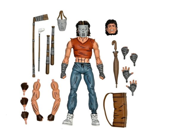 NECA Teenage Mutant Ninja Turtles (Mirage Comics) Action Figure Casey Jones in Red shirt NECA Teenage Mutant Ninja Turtles (Mirage Comics) Action Figure Casey Jones in Red shirt