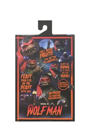 NECA Universal Monsters x Teenage Mutant Ninja Turtles Action Figure Ultimate Raphael as The Wolfman NECA Universal Monsters x Teenage Mutant Ninja Turtles Action Figure Ultimate Raphael as The Wolfman