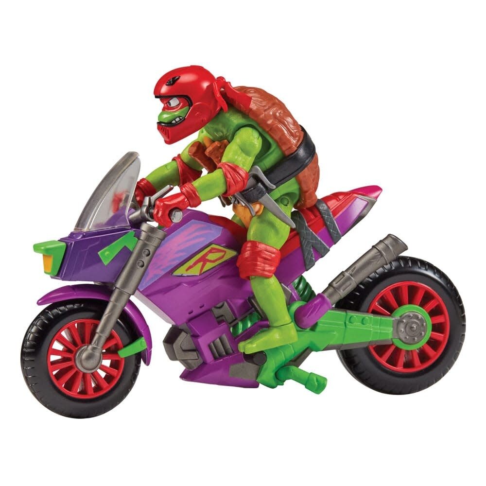 Playmates Tales of the Teenage Mutant Ninja Turtles Action Figure with Vehicle Raphael & Purple Dragon