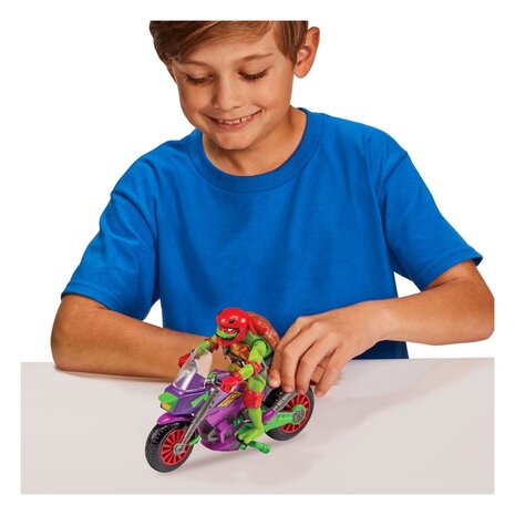 Playmates Tales of the Teenage Mutant Ninja Turtles Action Figure with Vehicle Raphael & Purple Dragon Playmates Tales of the Teenage Mutant Ninja Turtles Action Figure with Vehicle Raphael & Purple Dragon