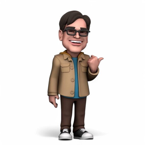The Big Bang Theory Minix Figure Leonard Hofstadter