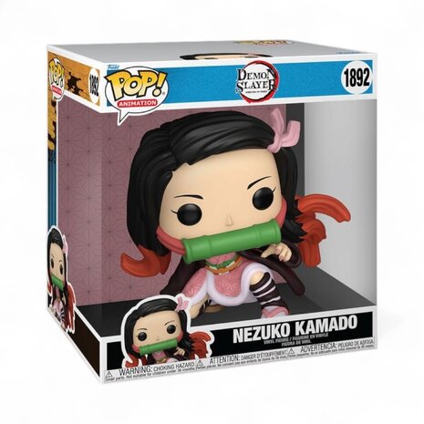 Funko Demon Slayer: Kimetsu no Yaiba Super Sized Jumbo POP! Vinyl Figure Nezuko Funko Demon Slayer: Kimetsu no Yaiba Super Sized Jumbo POP! Vinyl Figure Nezuko