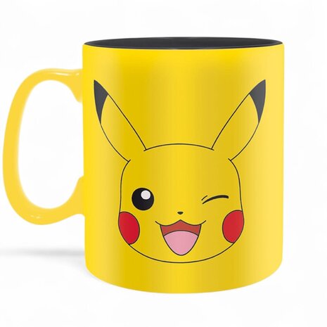 AbyStyle POKEMON - Mug - 460 ml - Pikachu Face - AbyStyle POKEMON - Mug - 460 ml - Pikachu Face -
