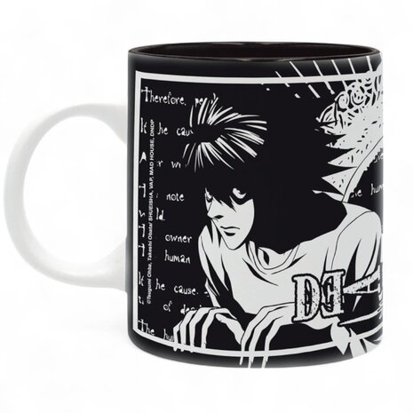AbyStyle DEATH NOTE - Mug - 320 ml - Light vs L - subli - AbyStyle DEATH NOTE - Mug - 320 ml - Light vs L - subli -