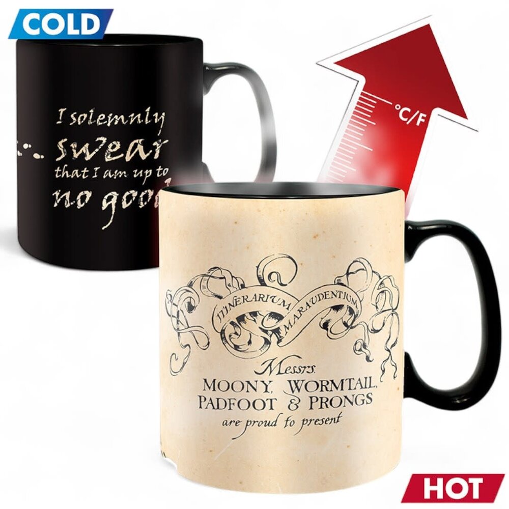 AbyStyle HARRY POTTER - Mug Heat Change - 460 ml - Marauder - AbyStyle HARRY POTTER - Mug Heat Change - 460 ml - Marauder -