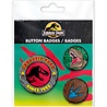 AbyStyle JURASSIC PARK - Badge Pack - Logo T-Rex AbyStyle JURASSIC PARK - Badge Pack - Logo T-Rex