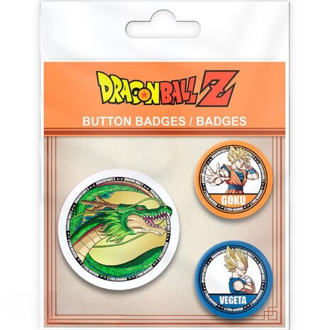 AbyStyle DRAGON BALL - Badge Pack - Goku, Vegeta & Shenron AbyStyle DRAGON BALL - Badge Pack - Goku, Vegeta & Shenron