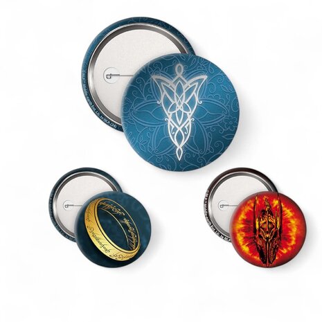 AbyStyle LORD OF THE RINGS - Badge Pack - Middle Earth AbyStyle LORD OF THE RINGS - Badge Pack - Middle Earth