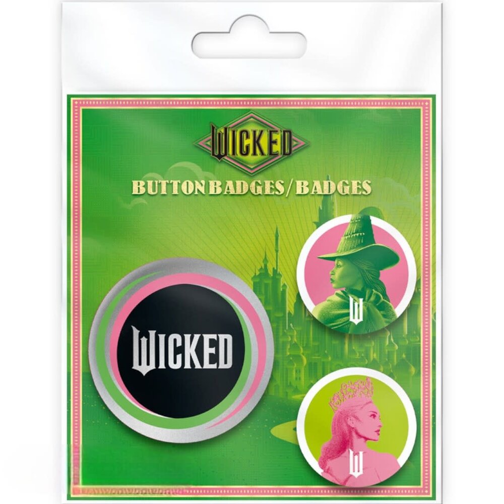 AbyStyle WICKED - Badge Pack - Elphaba & Glinda AbyStyle WICKED - Badge Pack - Elphaba & Glinda