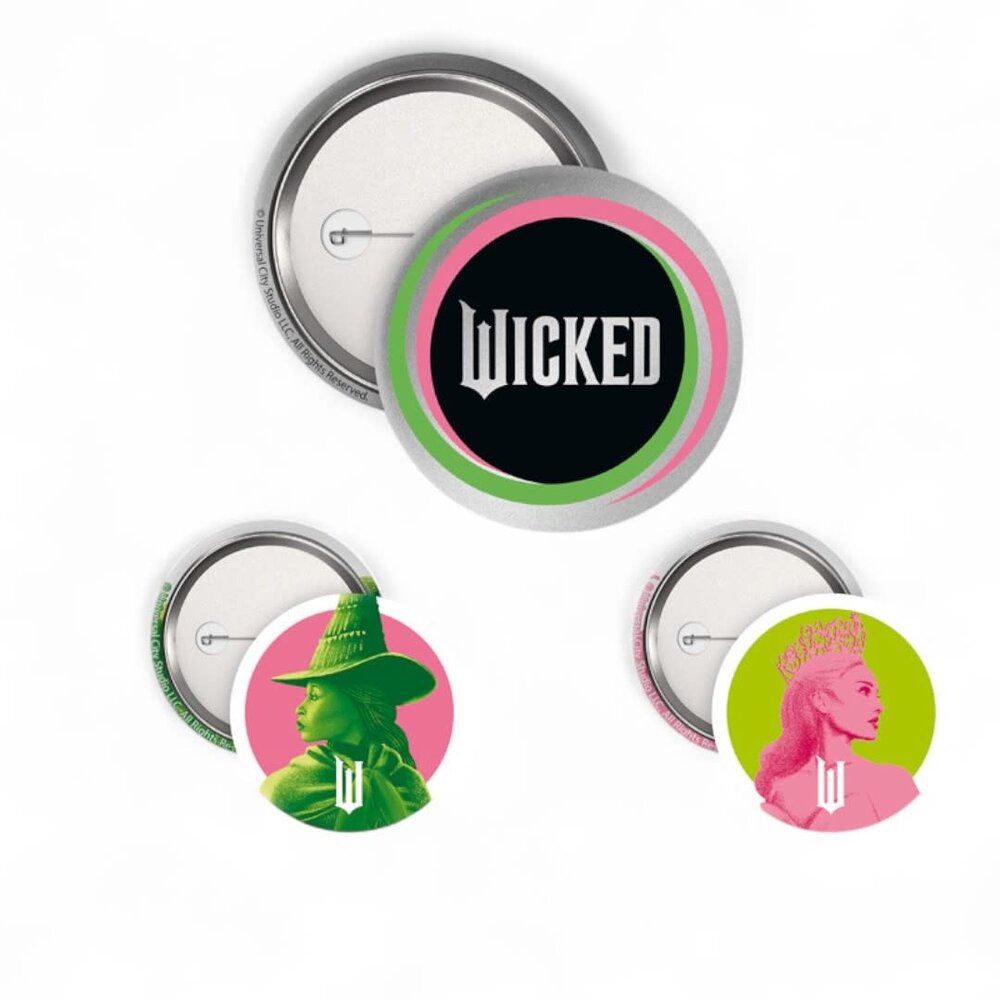 AbyStyle WICKED - Badge Pack - Elphaba & Glinda AbyStyle WICKED - Badge Pack - Elphaba & Glinda