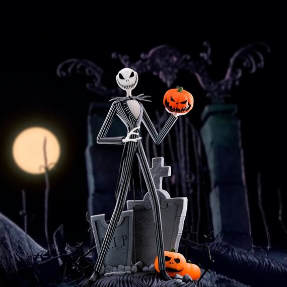 NIGHTMARE BEFORE XMAS Figurine Jack scary smiling face