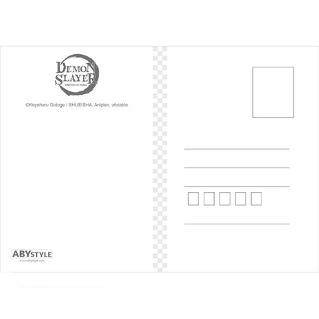 AbyStyle DEMON SLAYER - Postcards - Entertainment District Arc AbyStyle DEMON SLAYER - Postcards - Entertainment District Arc