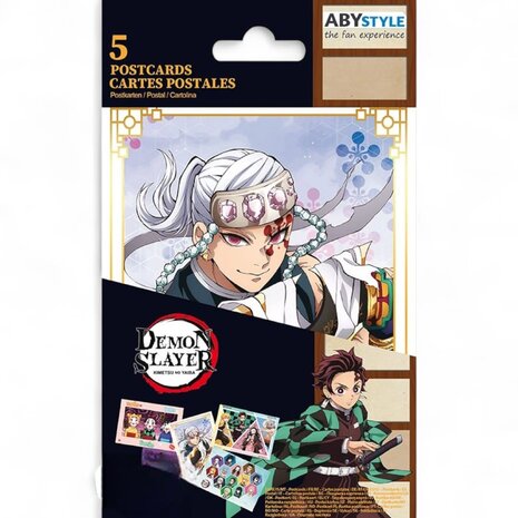 AbyStyle DEMON SLAYER - Postcards - Entertainment District Arc AbyStyle DEMON SLAYER - Postcards - Entertainment District Arc