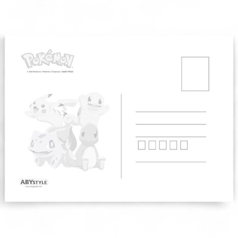 AbyStyle POKEMON - Postcards - Gen 1 starters AbyStyle POKEMON - Postcards - Gen 1 starters
