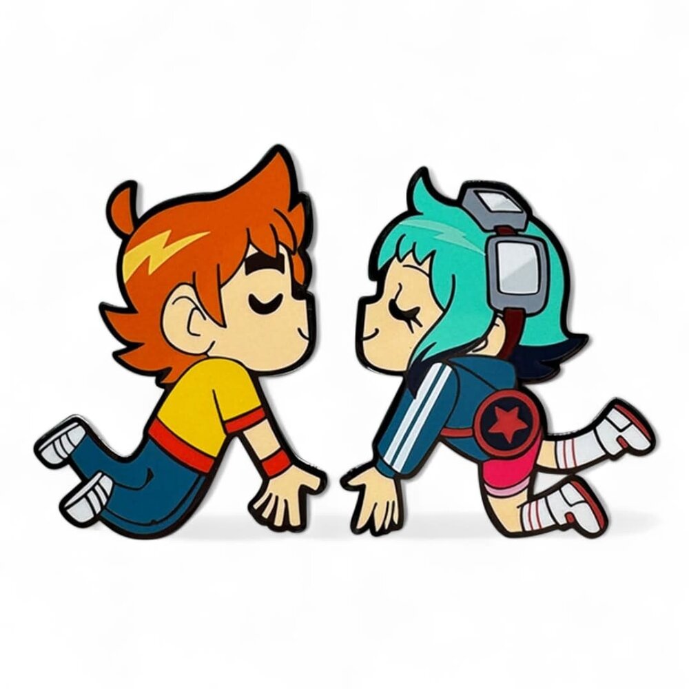 Youtooz Collectibles Scott Pilgrim Pin Badge Scott & Ramona Kissing Youtooz Collectibles Scott Pilgrim Pin Badge Scott & Ramona Kissing