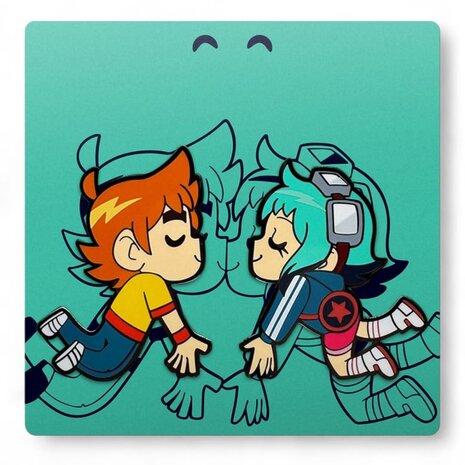 Youtooz Collectibles Scott Pilgrim Pin Badge Scott & Ramona Kissing Youtooz Collectibles Scott Pilgrim Pin Badge Scott & Ramona Kissing