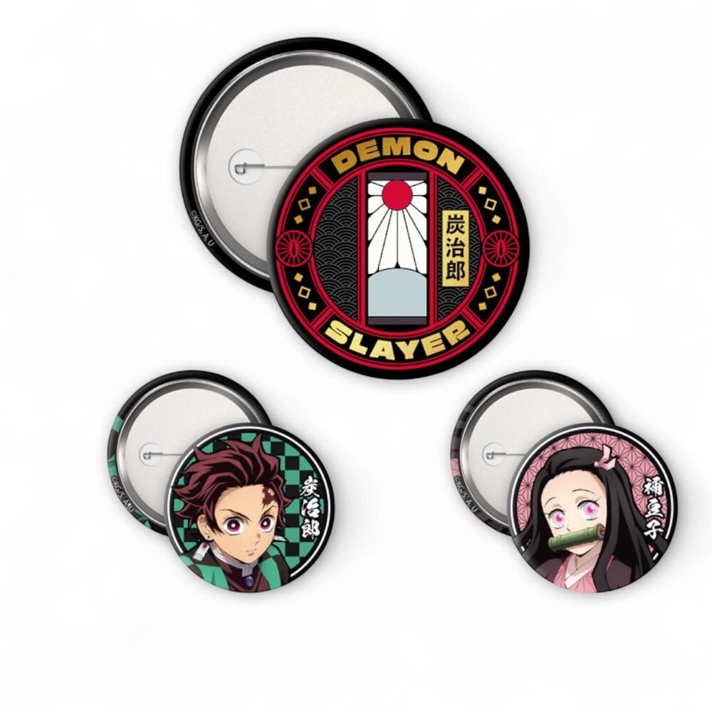 AbyStyle DEMON SLAYER - Badge Pack - Tanjiro & Nezuko S2 AbyStyle DEMON SLAYER - Badge Pack - Tanjiro & Nezuko S2