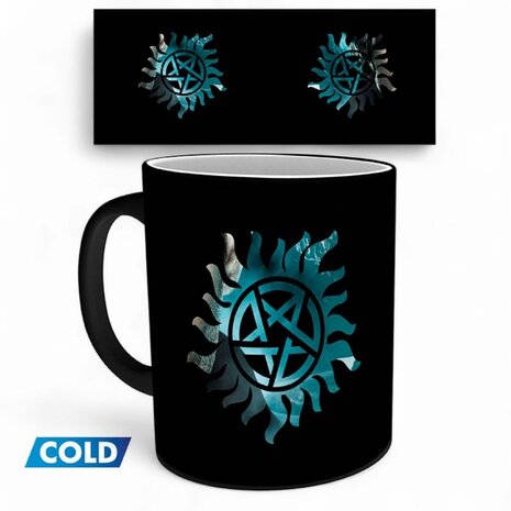 Abysse Corp SUPERNATURAL - Heat Change Mug - 320 ml - Sam & Dean Symbol Abysse Corp SUPERNATURAL - Heat Change Mug - 320 ml - Sam & Dean Symbol