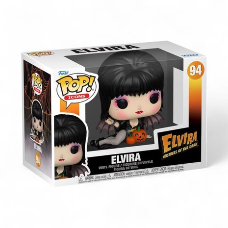 Funko Elvira POP! Icons Vinyl Figure Elvira Pumpkins