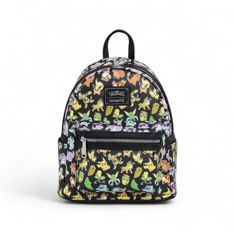 Loungefly Pokemon Mini Backpack Multi Character All Over Print Loungefly Pokemon Mini Backpack Multi Character All Over Print