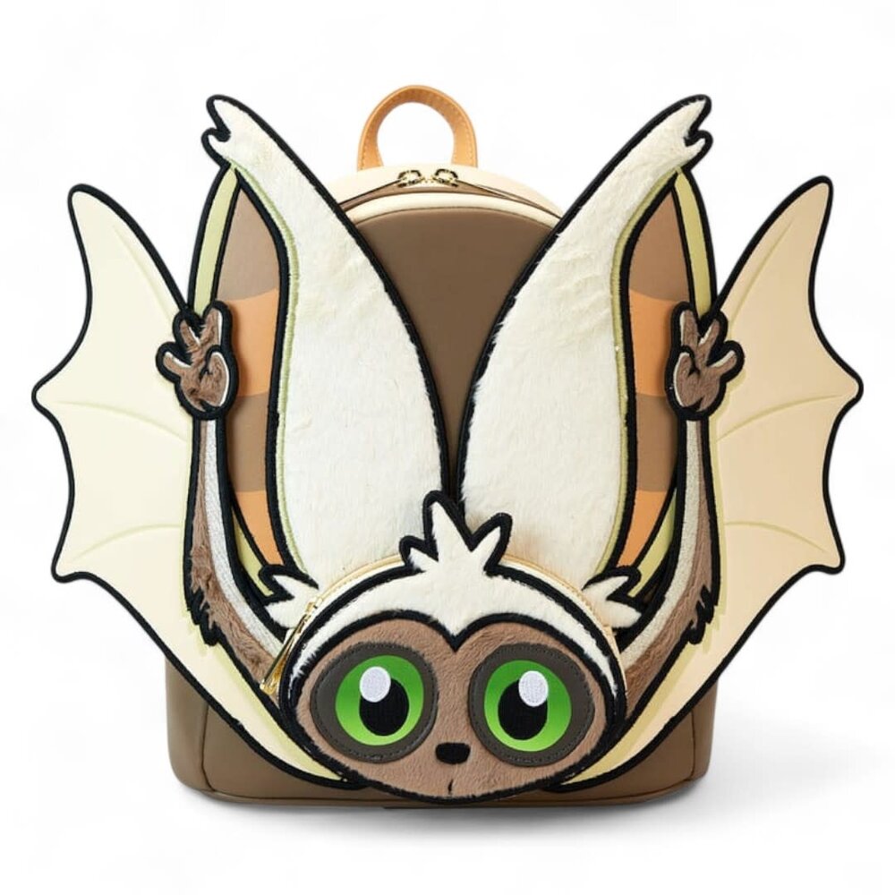 Loungefly Nickelodeon Plush Backpack Avatar: The Last Airbender Momo Plush Cosplay