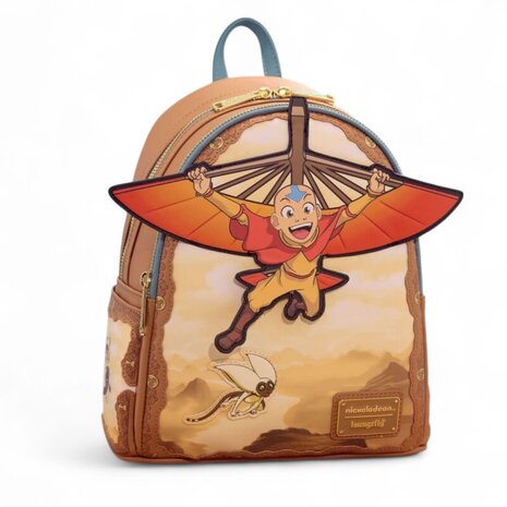 Loungefly Nickelodeon  Mini Backpack Avatar: The Last Airbender Aang Glider Staff