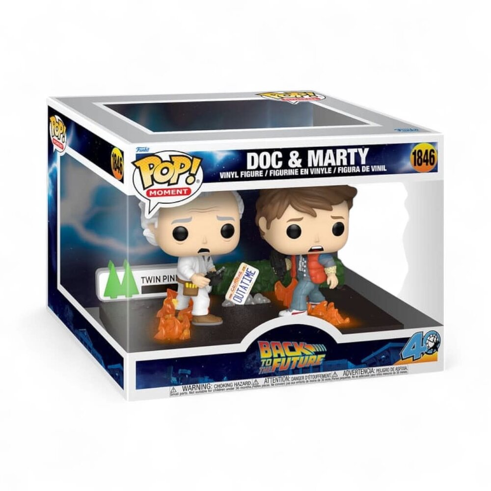 Funko Back to the Future POP Moments Vinyl Figures Doc&Marty Funko Back to the Future POP Moments Vinyl Figures Doc&Marty