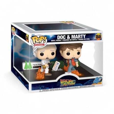 Funko Back to the Future POP Moments Vinyl Figures Doc&Marty Funko Back to the Future POP Moments Vinyl Figures Doc&Marty