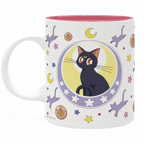 AbyStyle SAILOR MOON - Mug - 320 ml - Sailor Moon & Luna patch AbyStyle SAILOR MOON - Mug - 320 ml - Sailor Moon & Luna patch